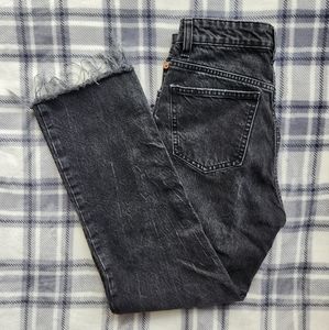 Zara Hi Rise Straight Fit Jeans